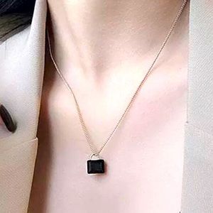 ✨✨Extra Tiny Black Padlock Necklace✨✨